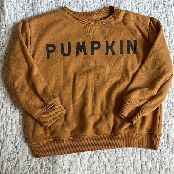 Little co “pumpkin” sweatshirt 24 months - Picture 1 of 5